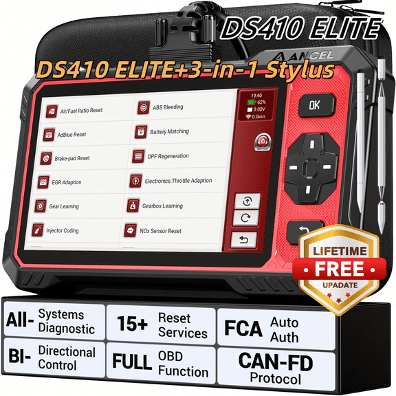 [Second Hand] ANCEL DS410 ELITE OBD2 Scanner +3-in-1 Stylus