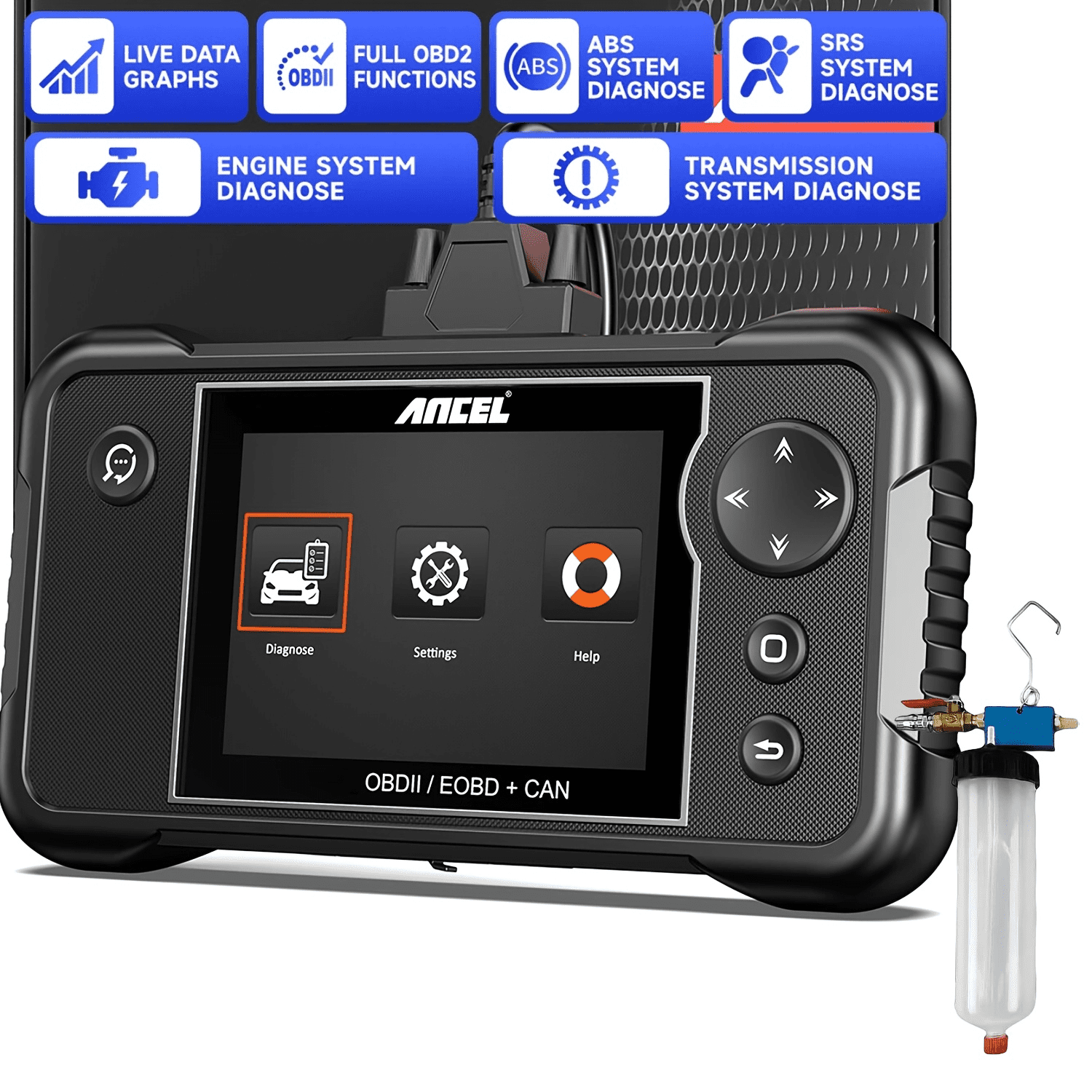 [Second Hand] ANCEL FX2000 OBD2 Scanner Diagnostic Tool & Brake Fluid ...