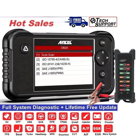 [Second Hand]ANCEL Elite OBD2 Scanner w/ BM410