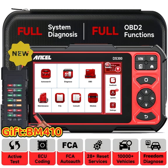 [Second Hand] ANCEL Full System OBD2 Scanner Bidirectional Diagnostic Tool w/ Gift:BM410
