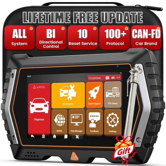 [Second Hand] ANCEL  Full-System OBDII Scanner(+T/i/r/e P/r/e/s/s/u/r/e G/a/u/g/e