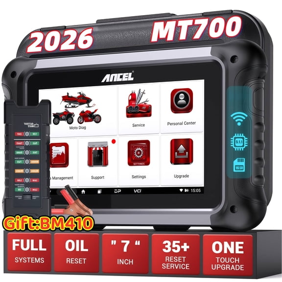 [Second Hand] ANCEL MT700 Motorcycle OBD2 Scanner w/ BM410