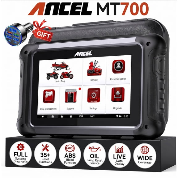 [Second Hand] ANCEL MT700 Motorcycle OBD2 Scanner