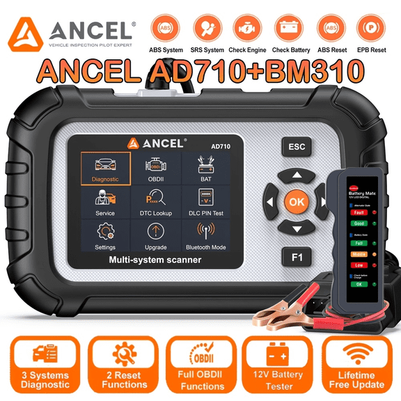 [Second Hand] ANCEL OBD2 Scanner Car Code Reader w/ Gift: BM310