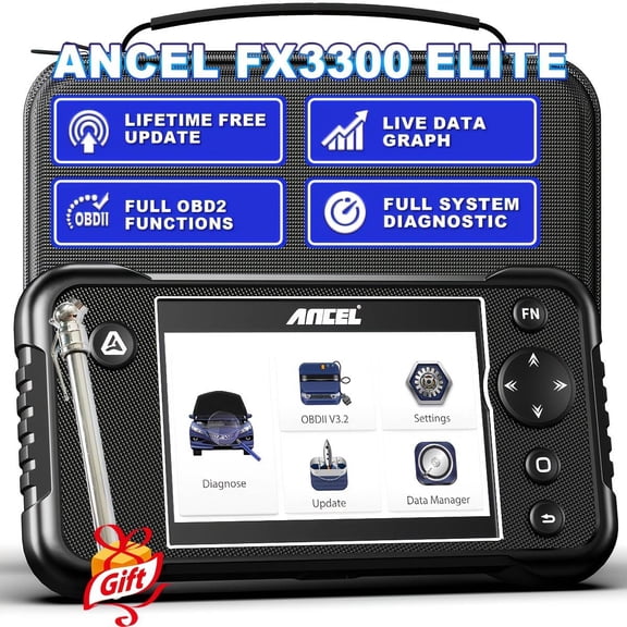 [Second Hand] ANCEL OBD2 Scanner+T/i/r/e P/r/e/s/s/u/r/e G/a/u/g/e