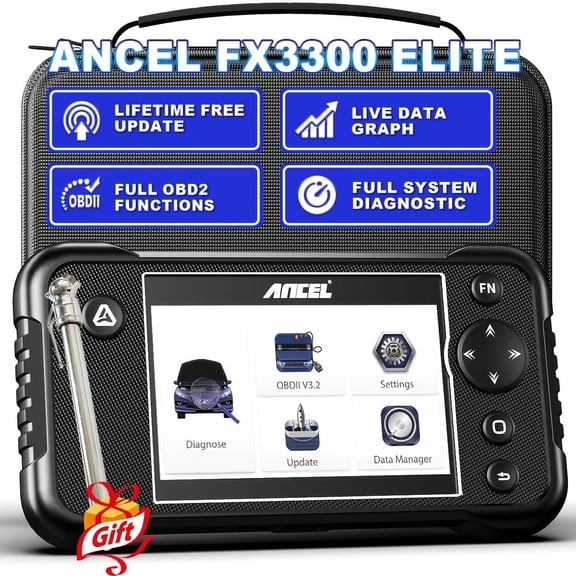 [Second Hand] ANCEL OBD2 Scanner, free update lifetime