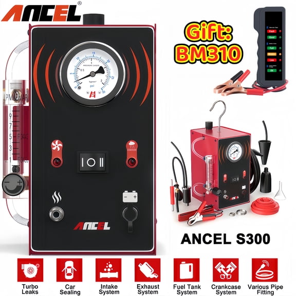 [Second Hand] ANCEL S300 Automotive Smoke Machine&Gift: Mini a-s-h-t-r-a-y