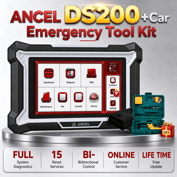 [Second Hand] ANCEL Upgraded All Systems OBD2 Scanner