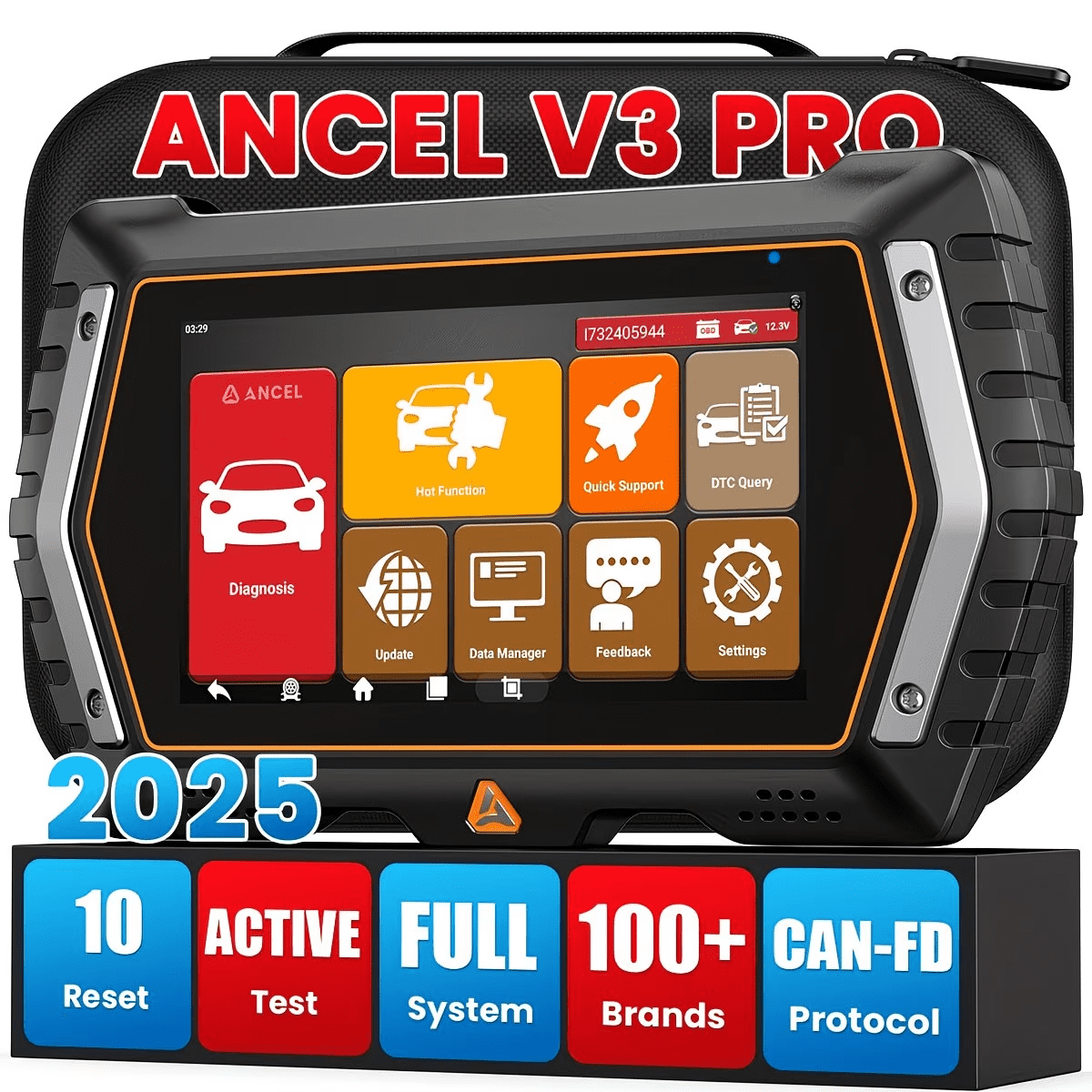 [Second Hand] ANCEL V3 PRO Bidirectional OBD2 Scanner Car Diagnostic Tool