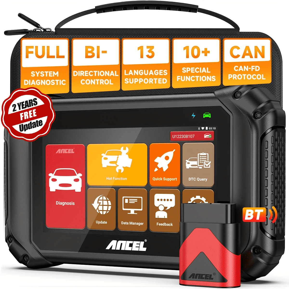 [Second Hand] ANCEL V5 BT Bidirectional All System OBD2 Scanner