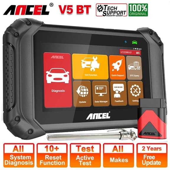 [Second Hand] ANCEL V5 BT+Tire Pressure Gauge OBD2 Automotive Scanner