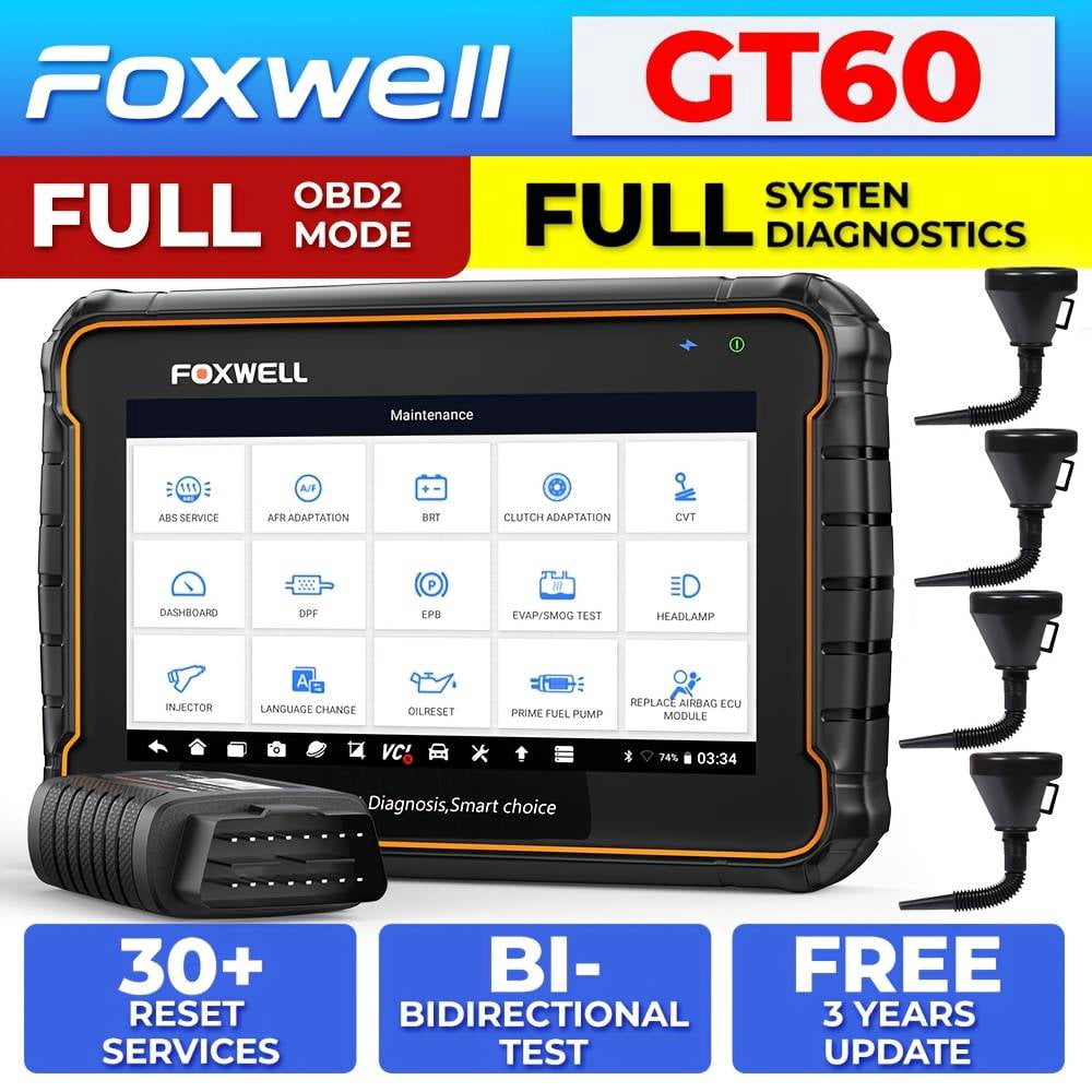 [Second Hand] FOXWELL All System Car Diagnostic Tool OBD2 Scanner +Gift ...