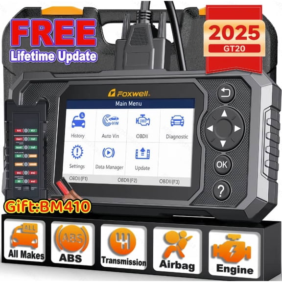 [Second Hand] FOXWELL OBD2 Scanner 4 System Car Diagnostic Tool+Gift: BM410