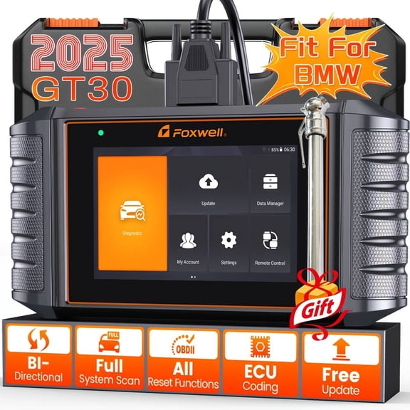 [Second Hand] FOXWELL OBD2 Scanner Diagnostic Tool+T/i/r/e P/r/es/s/u/r/e G/a/u/g/e