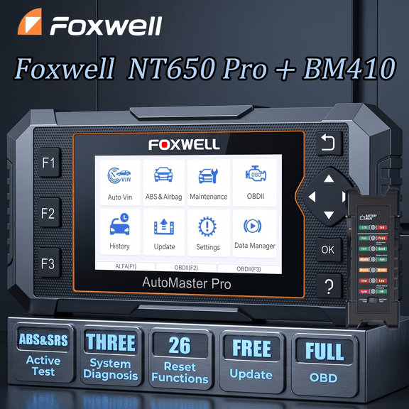 [Second Hand] FOXWELL OBD2 Scanner w/ Gift: BM410