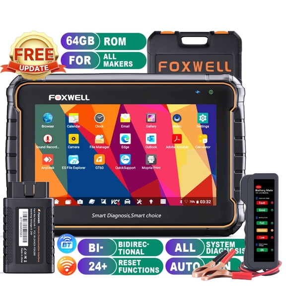 [Second Hand] Foxwell All System Bidirectional Car Diagnostic Code Reader Scanner + BM310