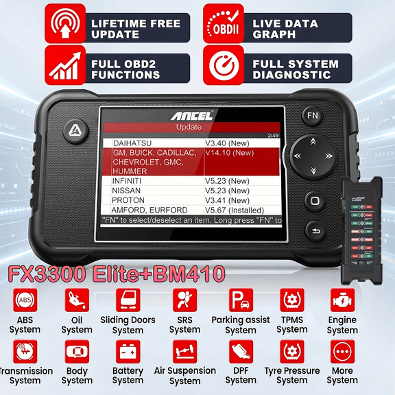 [Second Hand] OBD2 Scanner ANCELAll System Diagnostic Tool