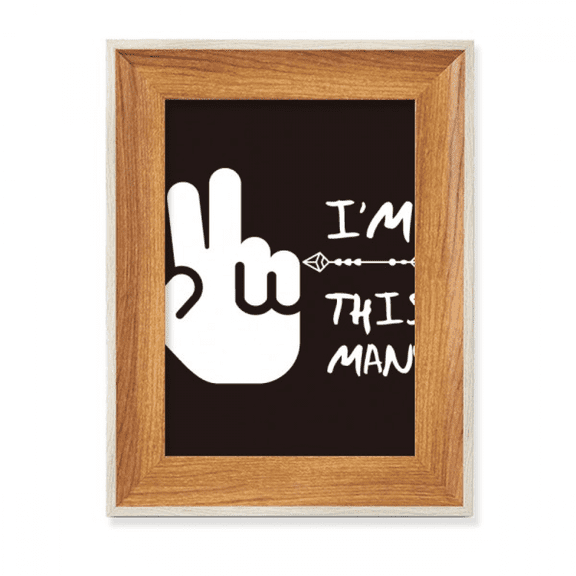 Second Hand Potential Desktop Wooden Photo Frame Display Picture Art Painting Multiple Sets