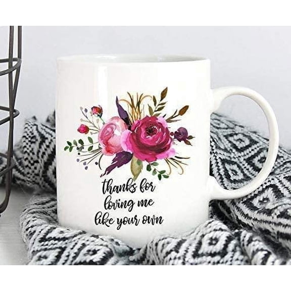 Second Mom Gift Bonus Mom Mug Foster Mom Adoption Gift For Her Thank You Gift Idea Step Mom Cup Mothers Day Coffee Mug 11OZ Coffee Mug
