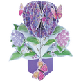 thumbnail image 1 of Second Nature Handmade POP UP Mother's Day Card with Hydrangea, 1 of 3