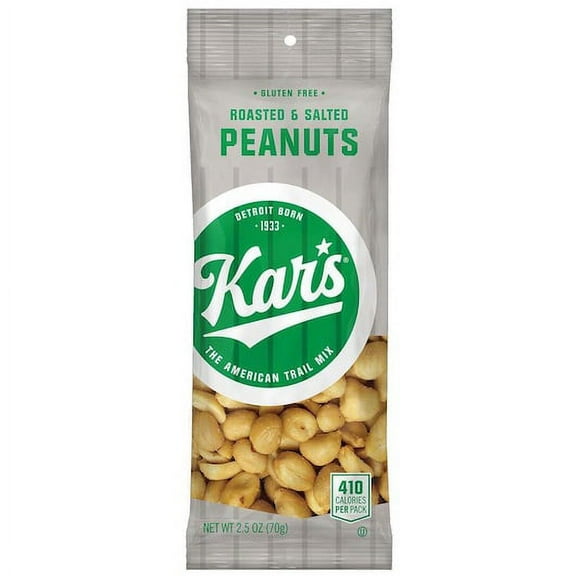 Second Nature Kar's Nuts Kar's R/S Peanuts, 2.5 oz - Case of 36