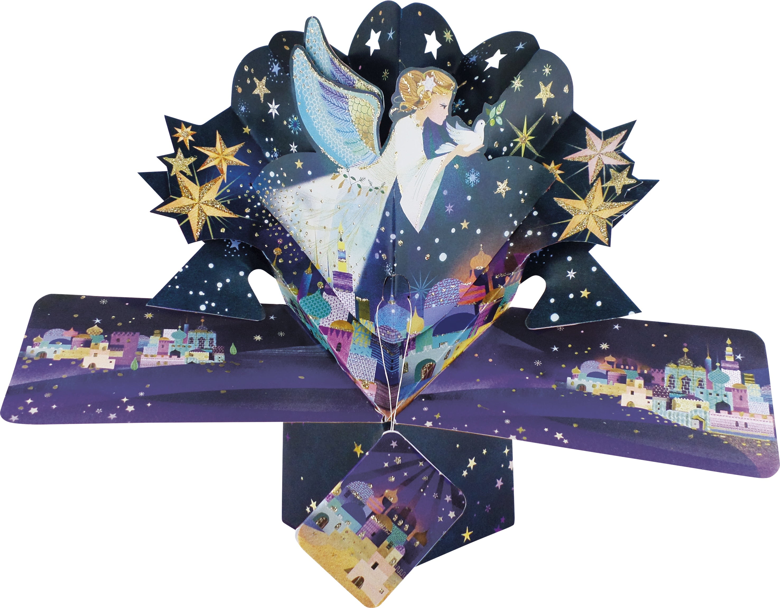 Second Nature Pop Up Christmas Card Angel