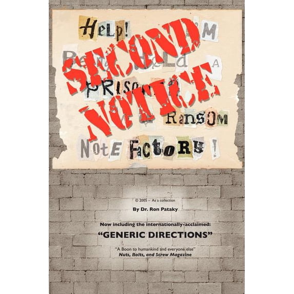 Second Notice, (Paperback)