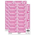 thumbnail image 1 of Second Request Payment Billing Sticker Set - Hot Pink - Matte Finish - 2.00" Large, 1 of 7