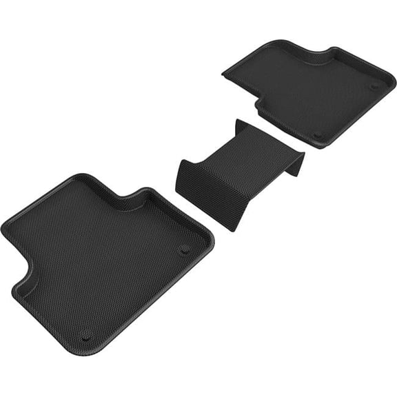 Second Row Custom Fit Kagu Floor Mat for 2019-2022 Lamborghini URUS, Black