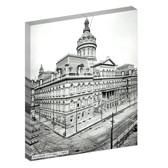 Second Story Collection, Baltimore 20x24 Gallery Wrapped Canvas