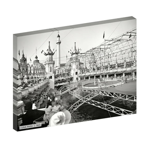 Second Story Collection, Coney Island 30x40 Gallery Wrapped Canvas