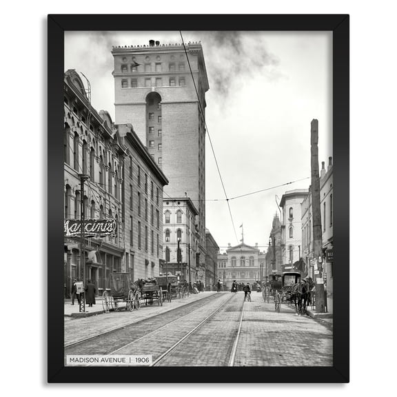 Second Story Collection, Memphis 16x20 Straight Fit Framed Canvas