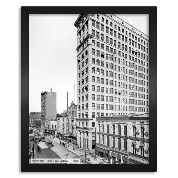 Second Story Collection, Memphis 16x20 Straight Fit Framed Canvas
