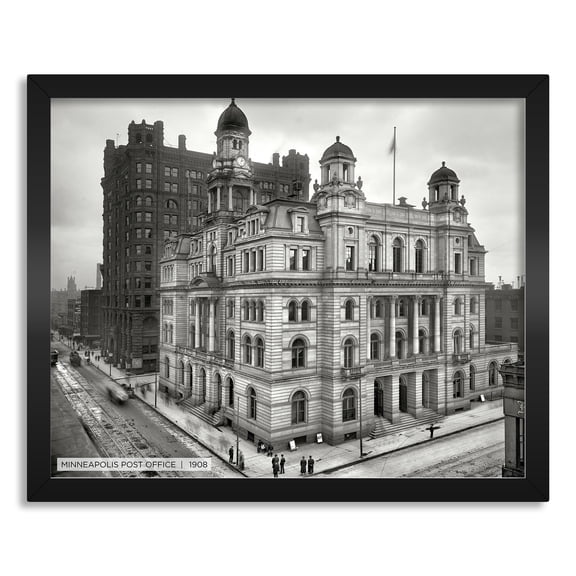 Second Story Collection, Minneapolis 16x20 Straight Fit Framed Canvas