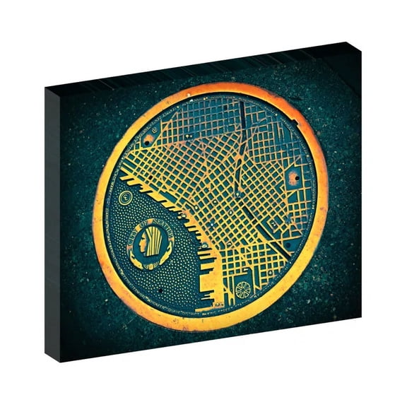 Second Story Collection, Seattle 30x40 Gallery Wrapped Canvas