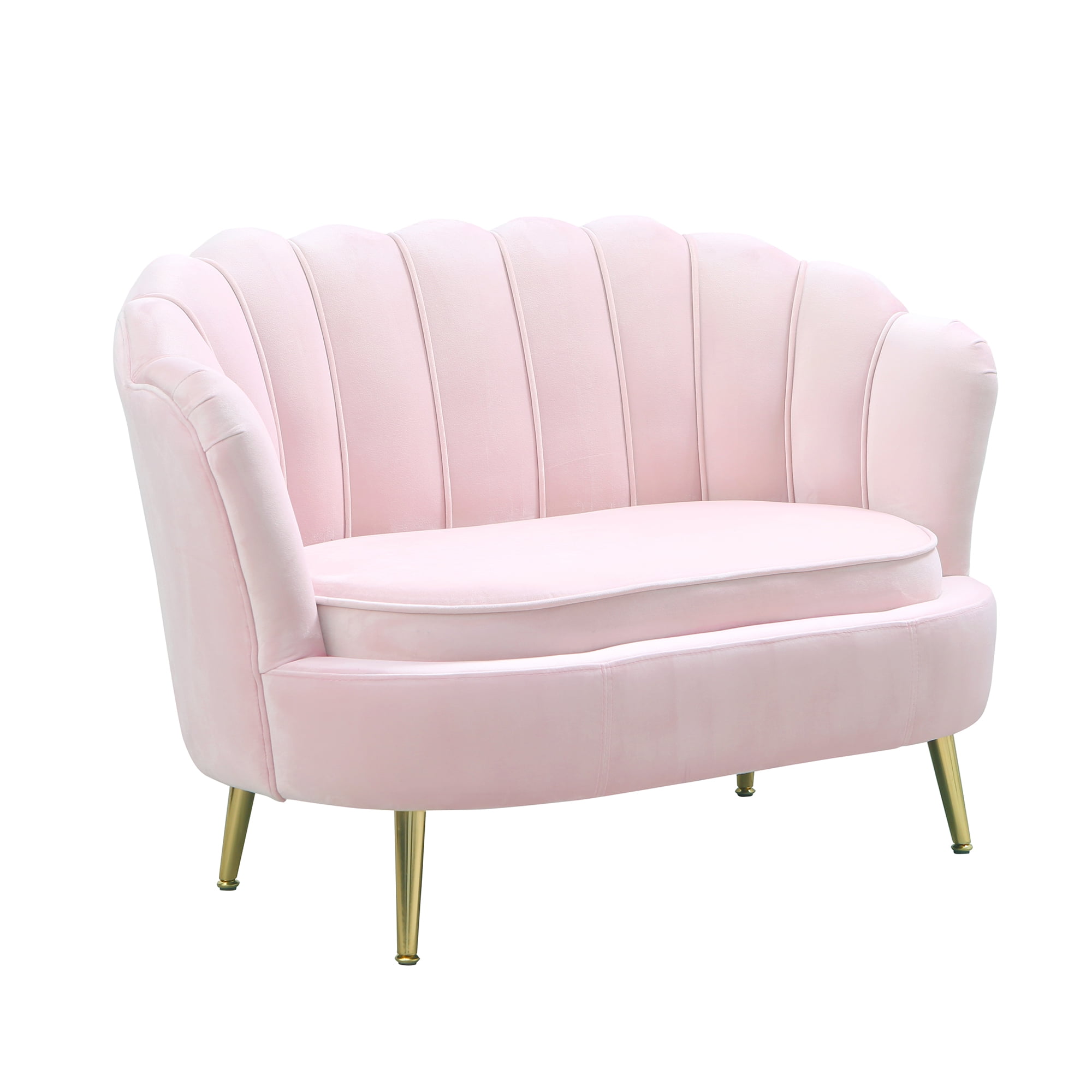 Shell cheap sofa pink