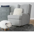 thumbnail image 1 of Second Story Home Hemingway Upholstered Wingback Swivel Gliding Recliner- Gray, 1 of 8