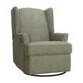 thumbnail image 1 of Second Story Home Hemingway Upholstered Wingback Swivel Gliding Recliner - Sage Boucle, 1 of 5