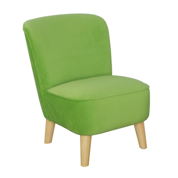 Second Story Home Juni Ultra Comfort Kids Chair, Green Apple