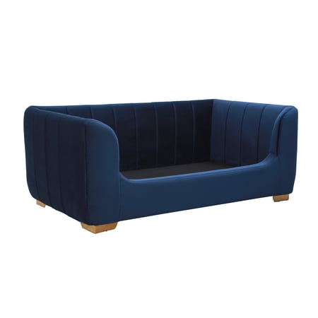 Second Story Home Manhattan Kids Polyester Daybed with Mattress Support, Midnight Blue