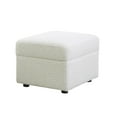 thumbnail image 1 of Second Story Home Soho Upholstered Comfort Ottoman- Boucle, 1 of 2