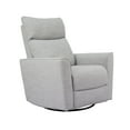 thumbnail image 1 of Second Story Home Soho Upholstered Swivel Glider- Gray, 1 of 5