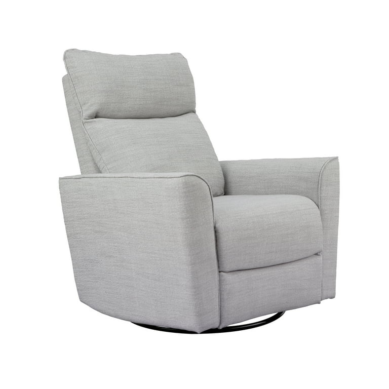 Second Story Home Soho Upholstered Swivel Glider Gray