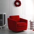 thumbnail image 1 of Second Story Home Swivel Glider Rocking Chair with Plush Cushion, Red Candy Apple, 1 of 3