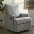 thumbnail image 1 of Second Story Home Tucker Upholstered Swivel Manual Recliner- Gray, 1 of 4