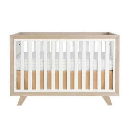Second Story Home Wooster 3-in-1 Convertible Crib, Almond/White