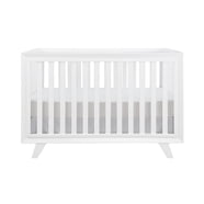 Dream On Me Maddox 4-in-1 Modern Convertible Crib In Weathered White - Converts From Crib To Toddler To Full Bed