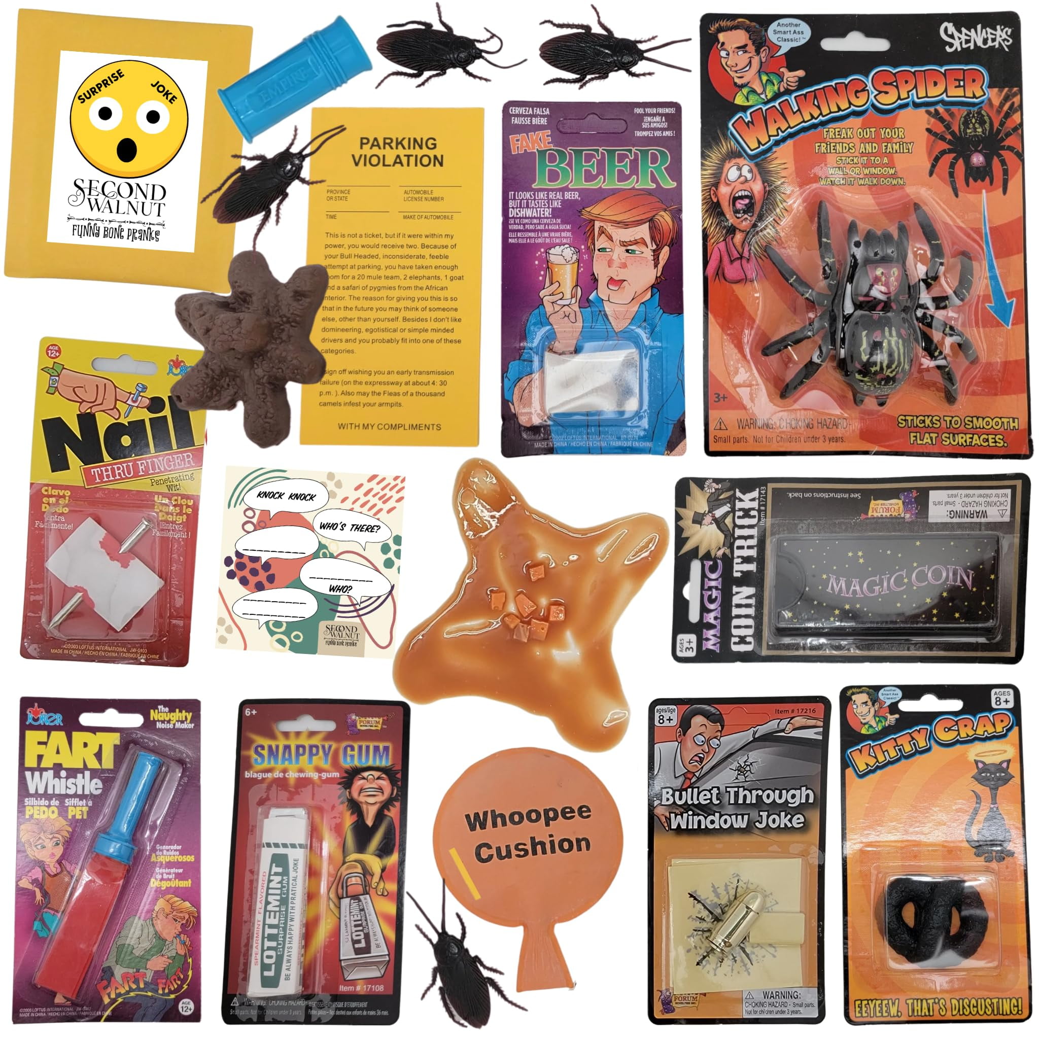 Second Walnut Prank Kit Full of Jokes for The Family Ultimate