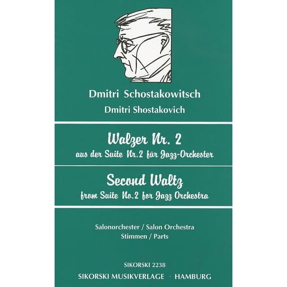 Second Waltz (from Jazz Suite No. 2): Set of Parts