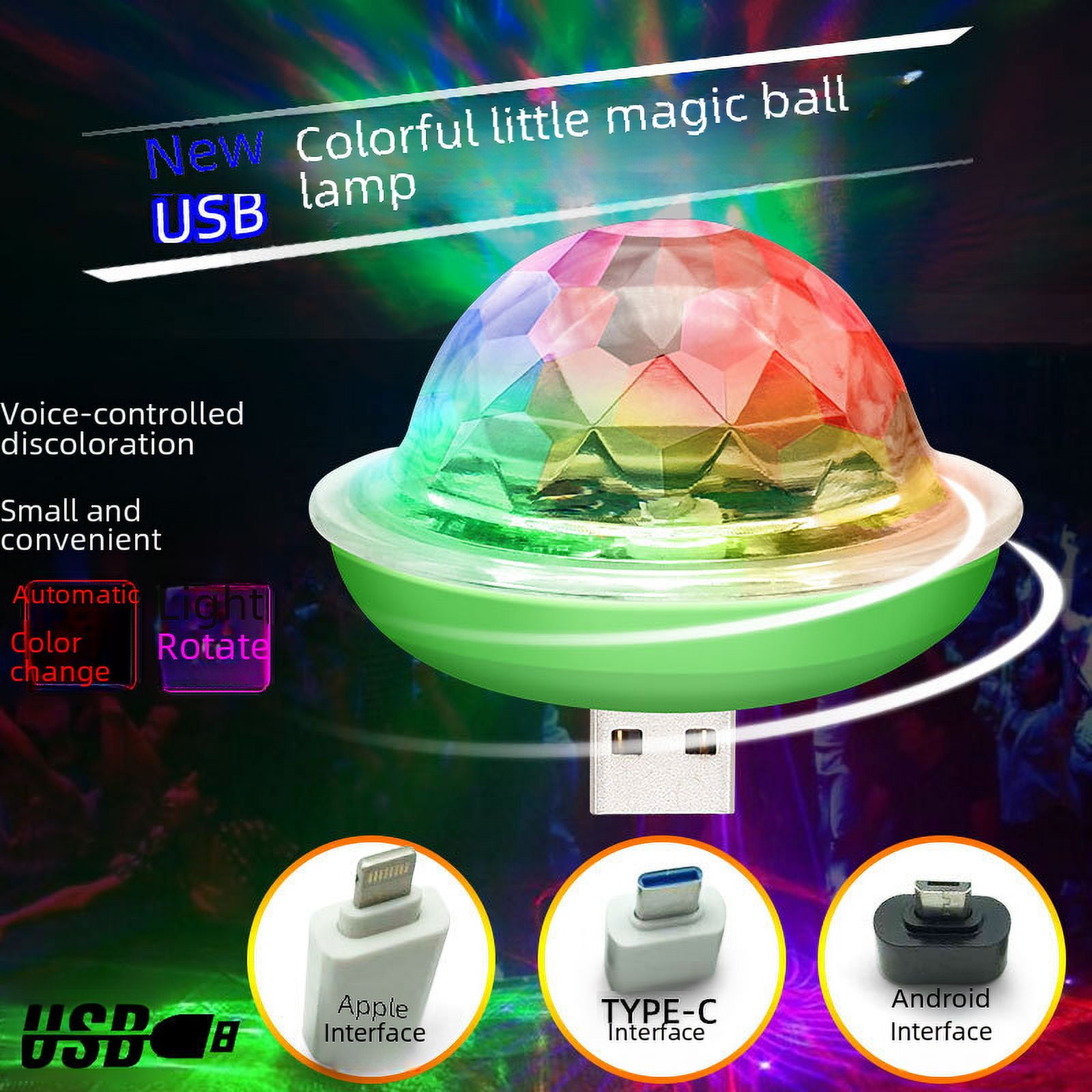 Second generation elf voice control stage magic ball light mobile phone